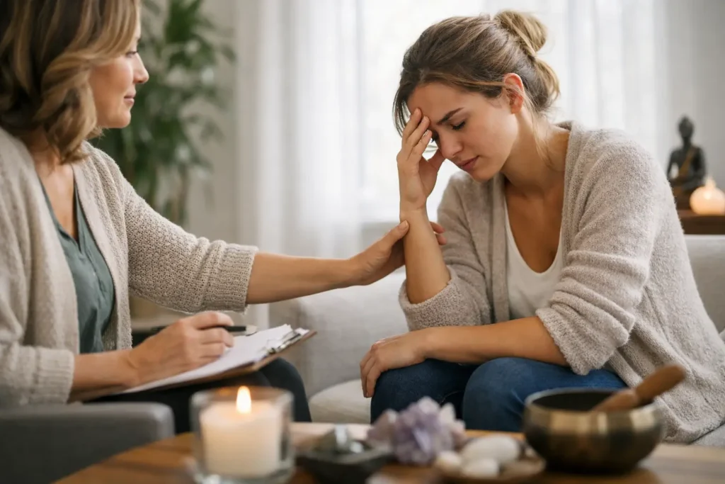 How a Holistic Therapist Supports Burnout Recovery